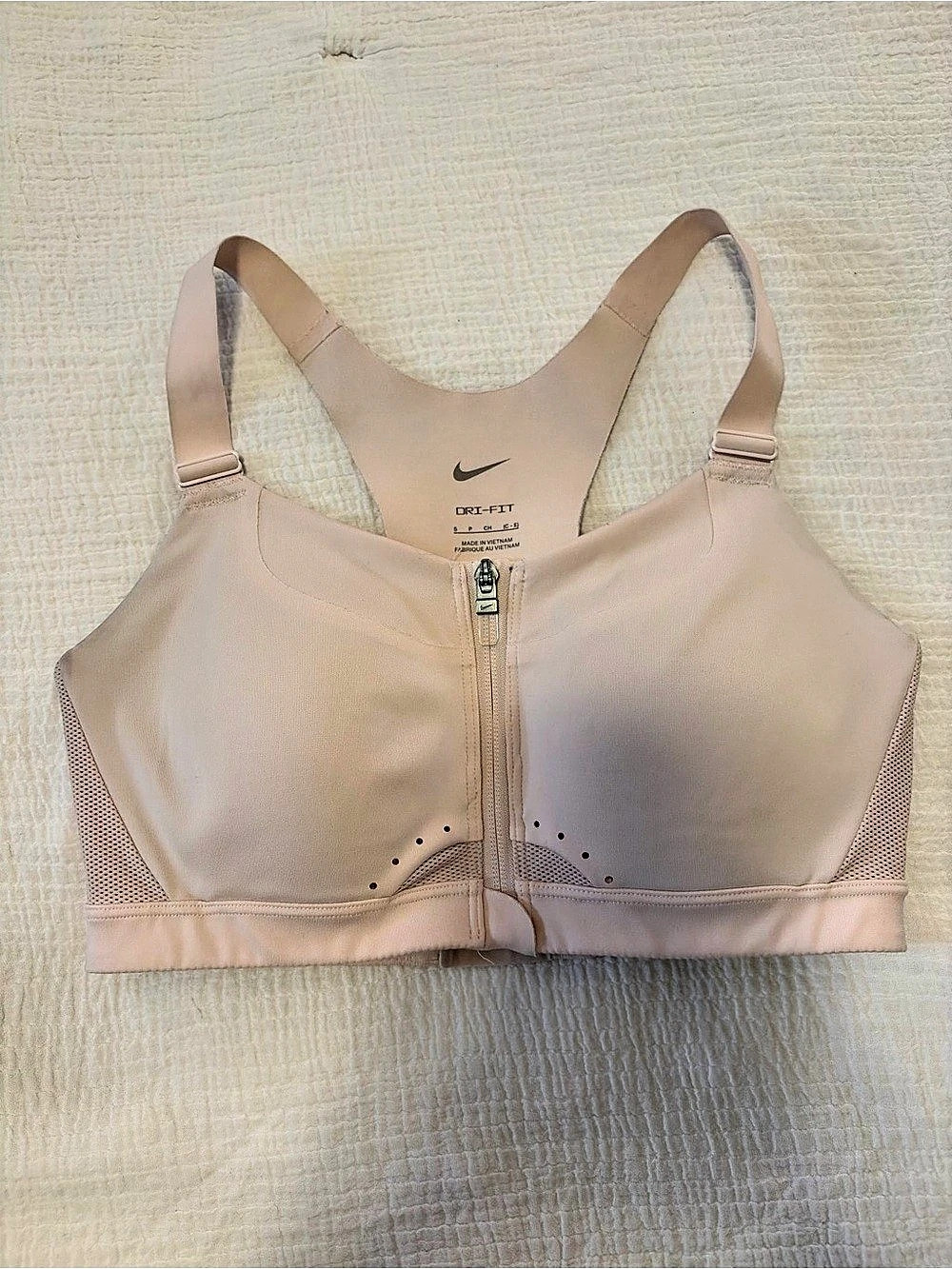 Nike Dri-FIT Alpha High-Support Padded Zip-Front Sports Bra Alpha High-Support